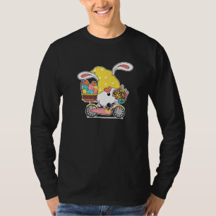 Camiseta Coelho Gnomo Cute No Bicicleta De Bicicleta Ea