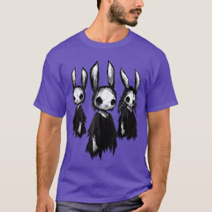 Camiseta Coelho Gótico Assustador Coelho Goth Coelhos Maus