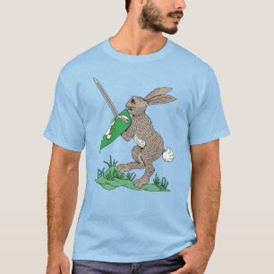 Camiseta Coelho Guerreiro Medieval