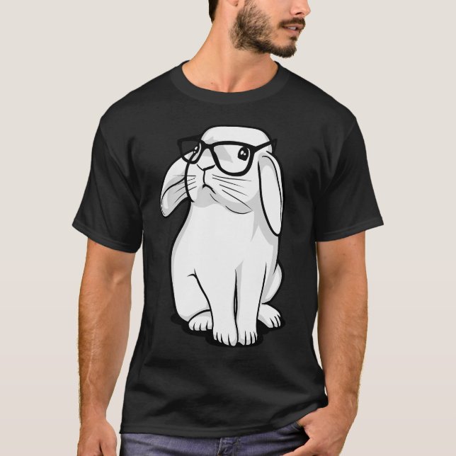Camiseta Coelho Hipster (Frente)