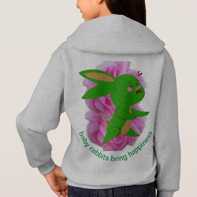 Camiseta coelho Hoodie (Verso)