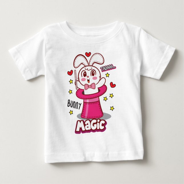Camiseta Coelho mágico (Frente)