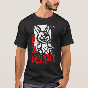 Camiseta Coelho Mau Como Estilo Grunado Paródia