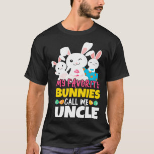 Camiseta Coelho Me Chama Tio Feliz Domingo de Páscoa Ovo Pá