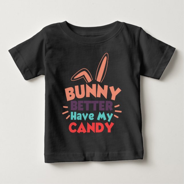 Camiseta Coelho Melhor Ter Meu Doce (Frente)