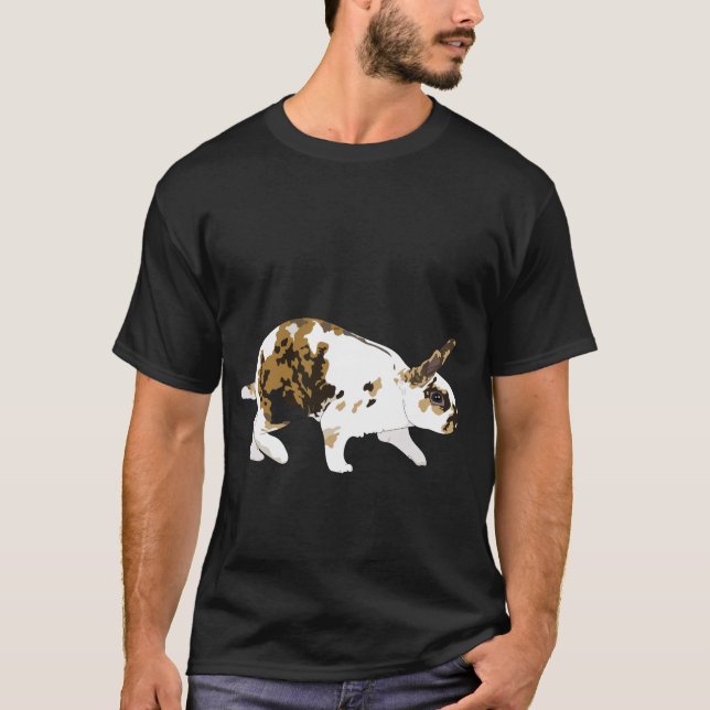 Camiseta Coelho Mini Rex - "Sneak" (Frente)