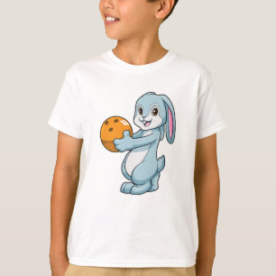 Camiseta Coelho na Boliche com Bola de boliche