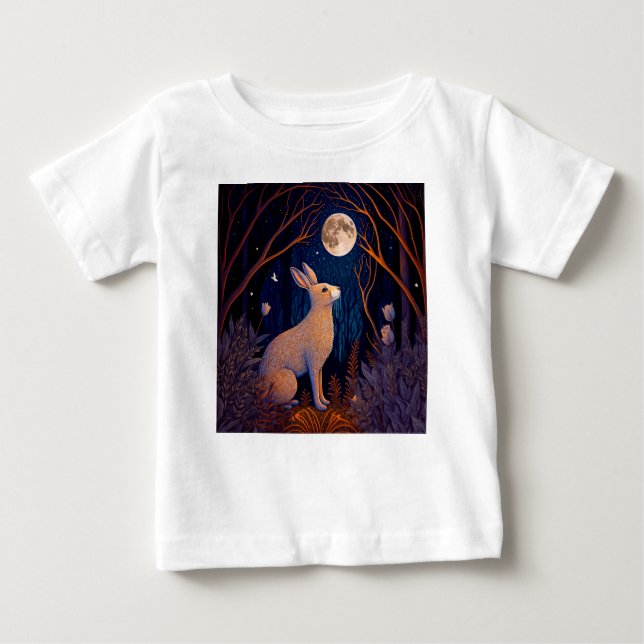 Camiseta Coelho na Lua (Frente)