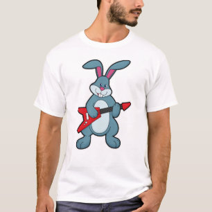 Camiseta Coelho na Música com Violão