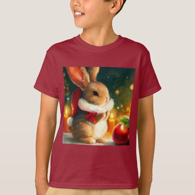 Camiseta Coelho Natal 1 (Frente)