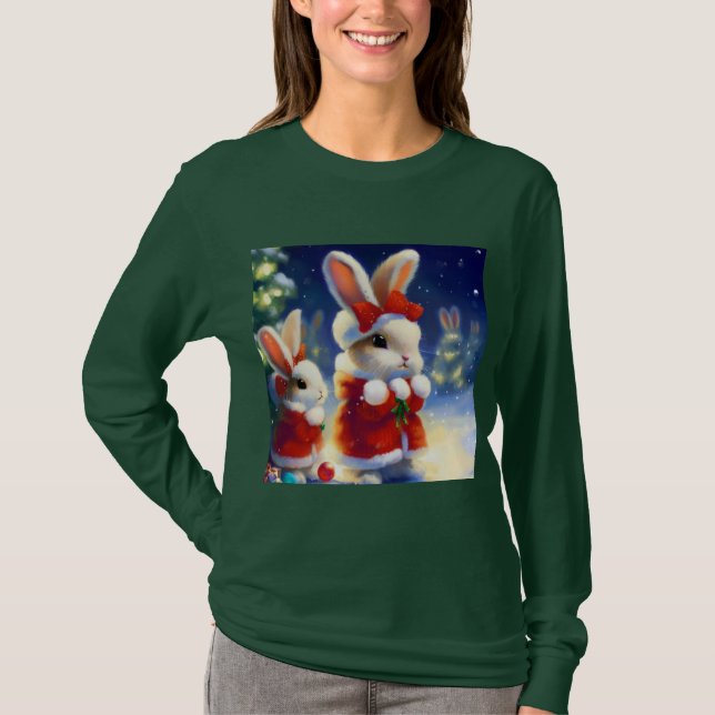 Camiseta Coelho Natal 3 (Frente)