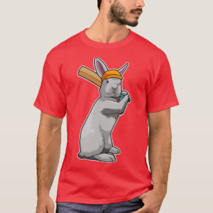 Camiseta Coelho no Cricket com morcego de Cricket