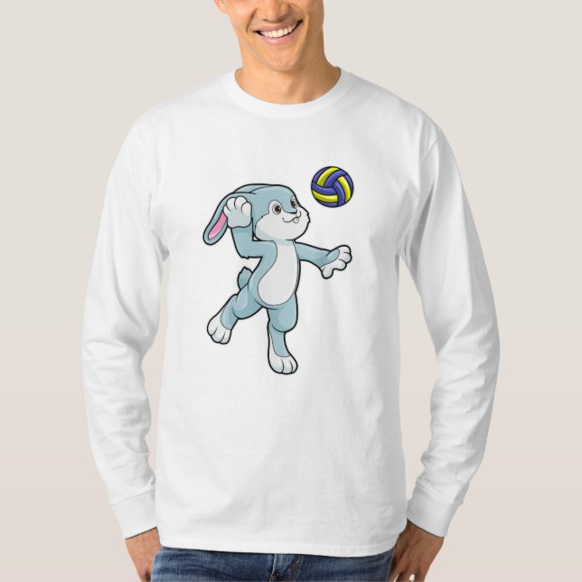 Camiseta Coelho no Esporte com Voleibol (Frente)