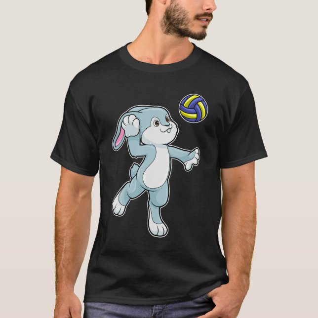 Camiseta Coelho no Esporte com Voleibol (Frente)