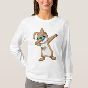Camiseta Coelho no Hip Hop Dance Dab