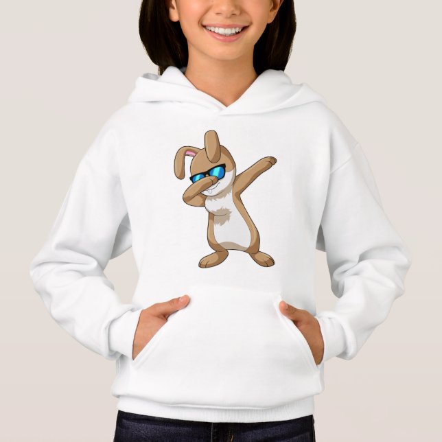 Camiseta Coelho no Hip Hop Dance Dab (Frente)