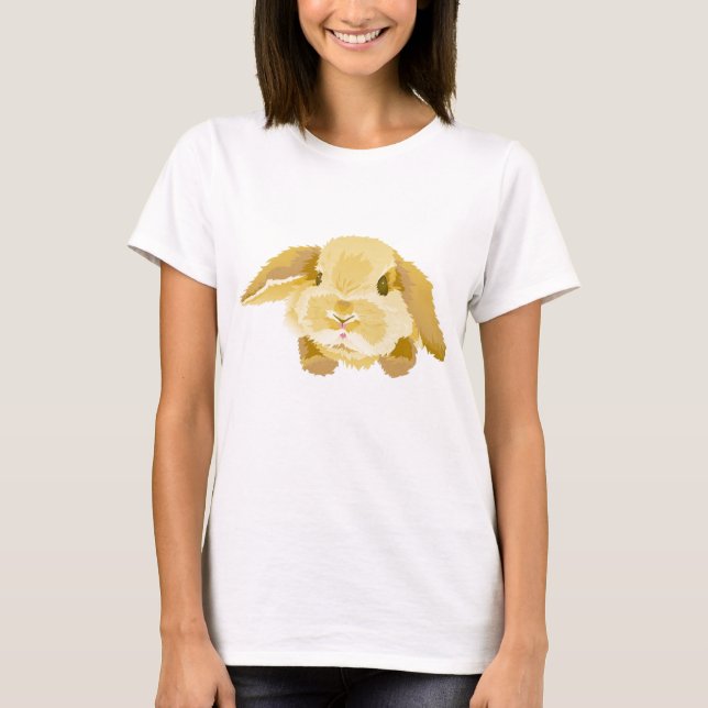 Camiseta Coelho orelhudo do Lop (Frente)