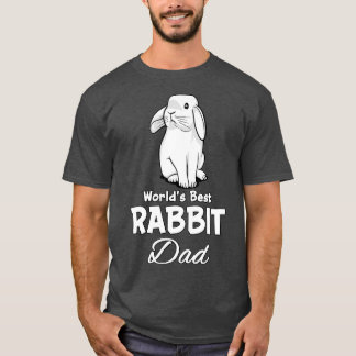 Camiseta Coelho Pai Coelhinho Coelhinho Pet Para Homens-Pai
