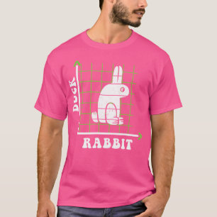 Camiseta Coelho Pato Ilusão de Wittgenstein Físico Nerd Ma