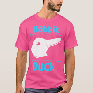 Camiseta Coelho Pato Ilusão de Wittgenstein Geeko de Matemá