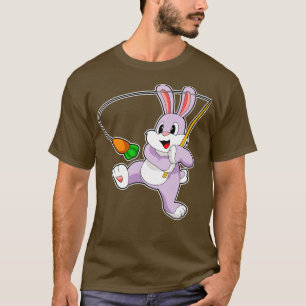 Camiseta Coelho Pescador Podridão da pesca