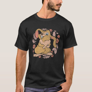 Camiseta Coelho Proprietário Floral Amante de os animais De