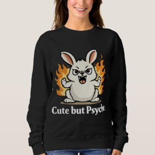 Camiseta coelho psycó engraçado para o proprietário e melho