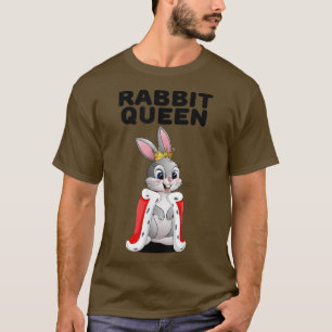 Camiseta Coelho Rainha Coelho Raparigas Coelho T Mulher Coe