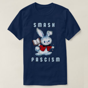 Camiseta Coelho Retro Bonito - Fascismo Esmagado