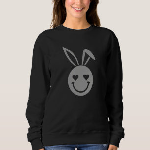 Camiseta Coelho Rosa Feliz Rosto Sorriso Olhos Coração Bunn