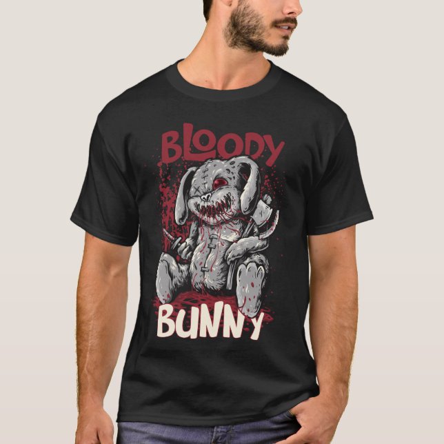 Camiseta Coelho Sangrento (Frente)