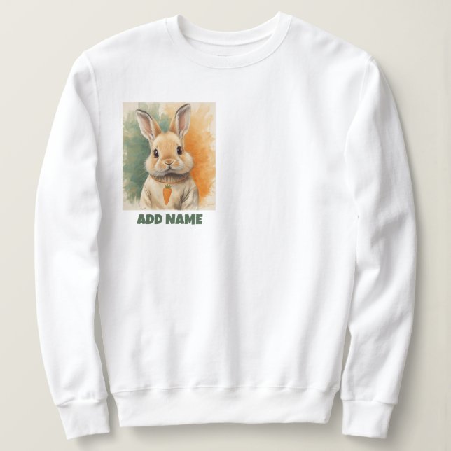 Camiseta Coelho Sonhos de Cenoura (Frente do Design)