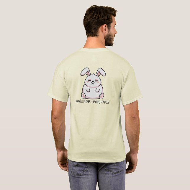 Camiseta Coelho Sonolento Desajustado (Parte Traseira Completa)