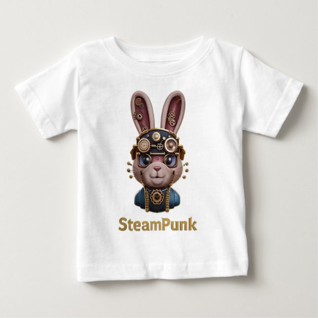 CAMISETA COELHO STEAMPUNK (Frente)
