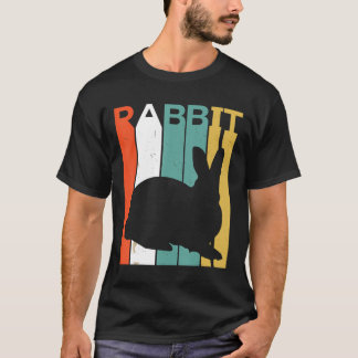 Camiseta Coelho Vintage Coelho Silhuto Rabbit Lover Rabbi
