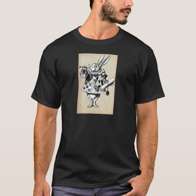 Camiseta Coelho Vintage em Corações (Frente)
