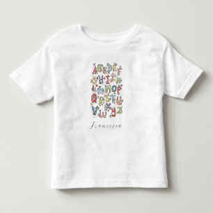 Camiseta Coelhos do Alfabeto, Borboletas, Fadas & Flores