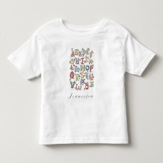 Camiseta Coelhos do Alfabeto, Borboletas, Fadas & Flores
