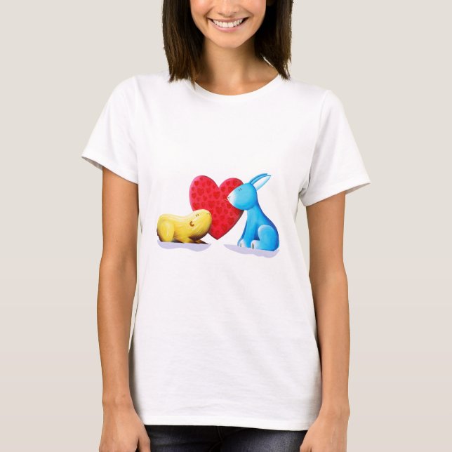 Camiseta Coelhos do amor (Frente)