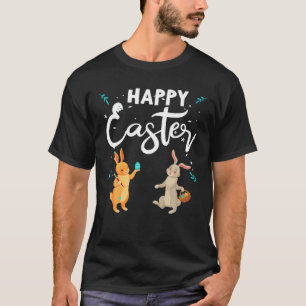 Camiseta Coelhos Do Dia Do felz pascoa E Coelhos
