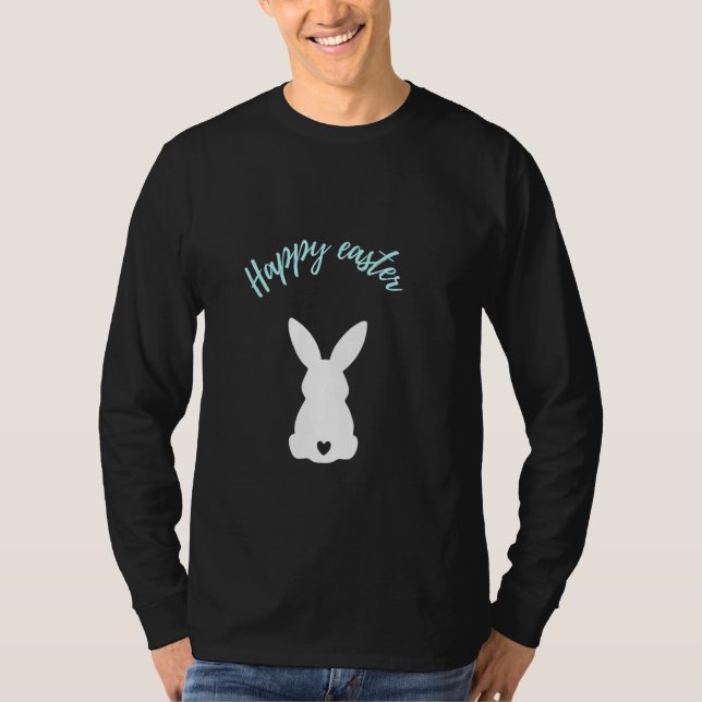 Camiseta Coelhos Felizes de Páscoa (Frente)