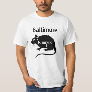 Camiseta Coelhos "RATOS" de Baltimore -- NEGÓCIO com ele!