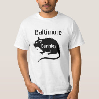 Camiseta Coelhos "RATOS" de Baltimore -- NEGÓCIO com ele!