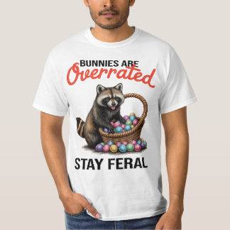 Camiseta Coelhos São Superestimados Fique Feral Meme de Ani