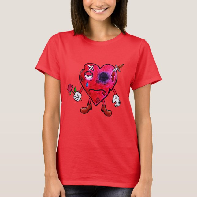 Camiseta Cœur brisé  (Frente)