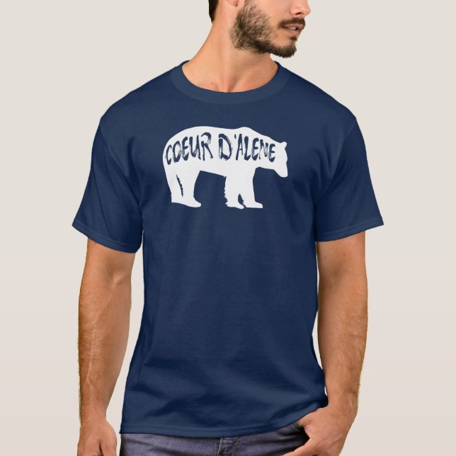 Camiseta Coeur d'Alene Idaho Bear (Frente)