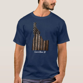CAMISETA COEUR D'ALENE - IDAHO PATRIOT BURNT BLOGUE