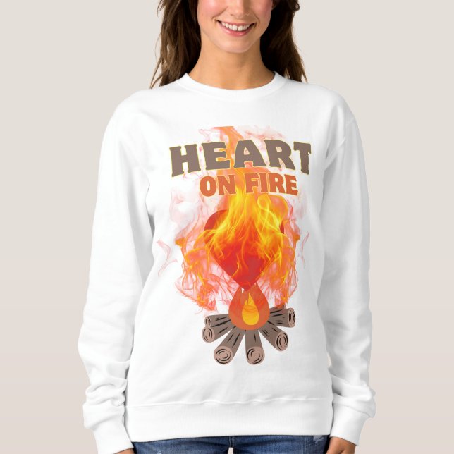 Camiseta Coeur en feu  (Frente)