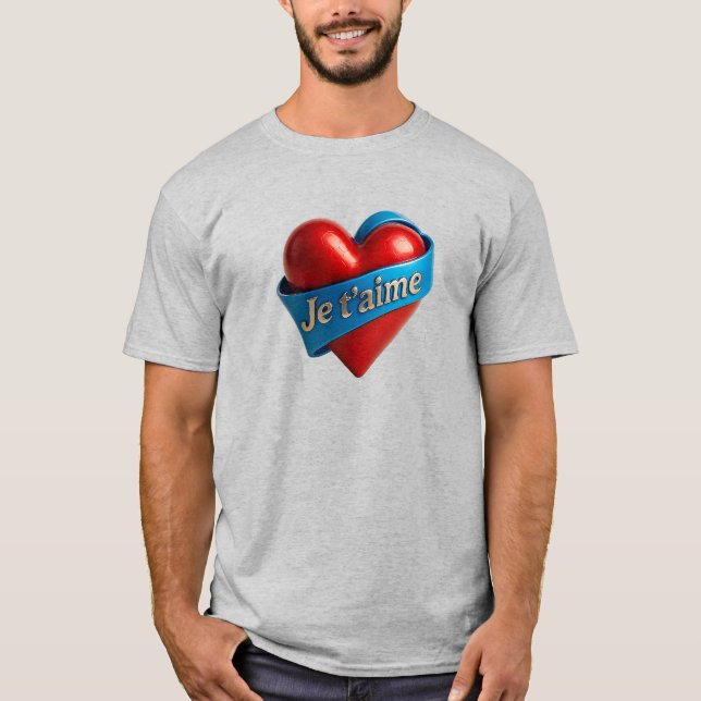 Camiseta Cœur Je T’aime (Frente)