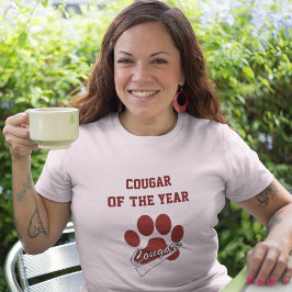 Camiseta Cofar do Ano Vermelho Escuro Engraçado